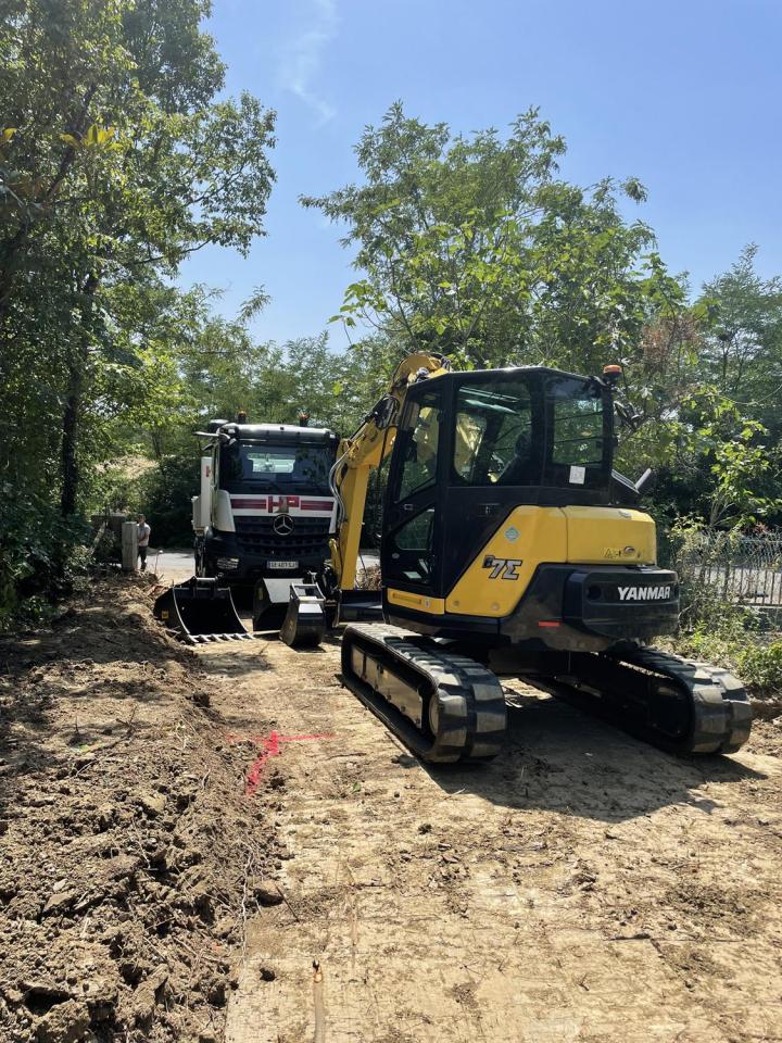 Travaux de terrassement, Castelsarrasin