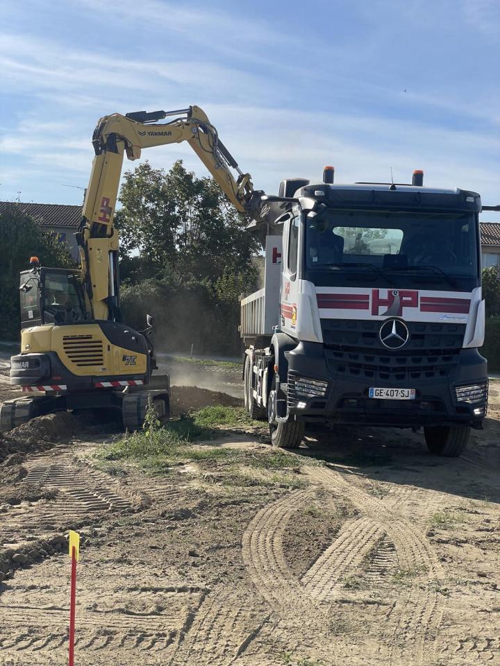 Travaux d'assainissement, Castelsarrasin